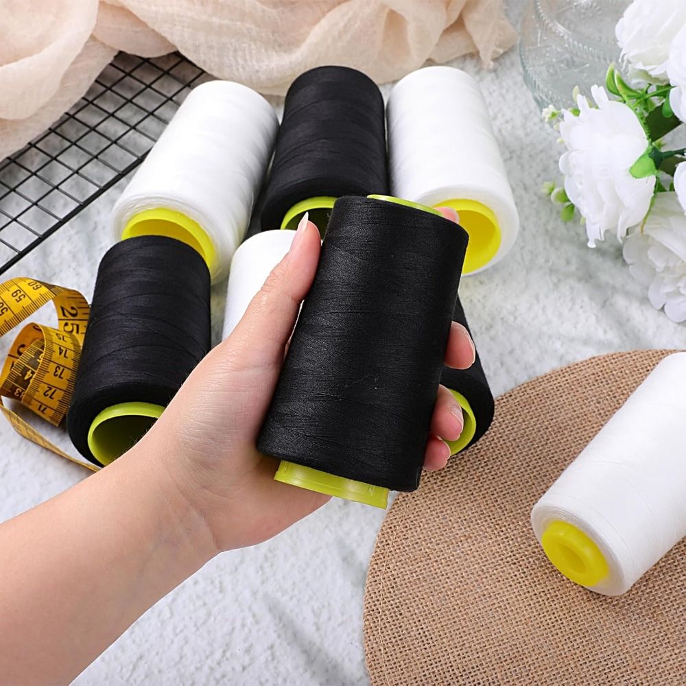 Serger Thread Cone - 1ロール3000ヤード 各100%ポリエステル製 コーンスプール糸 40/2 セルガー、オーバーロック、キルティング、ミシン用縫い糸