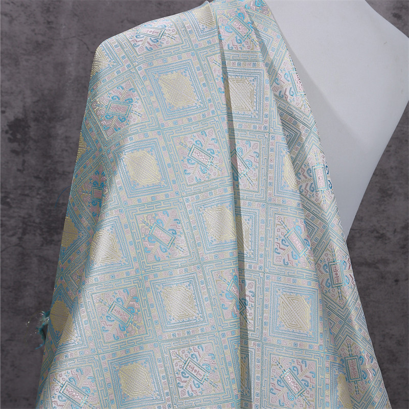 Sewing Fabric - 中国風ジャカードブロケードシルクサテン生地古代衣装馬面スカート唐スーツ漢スーツDIY縫製クッション用