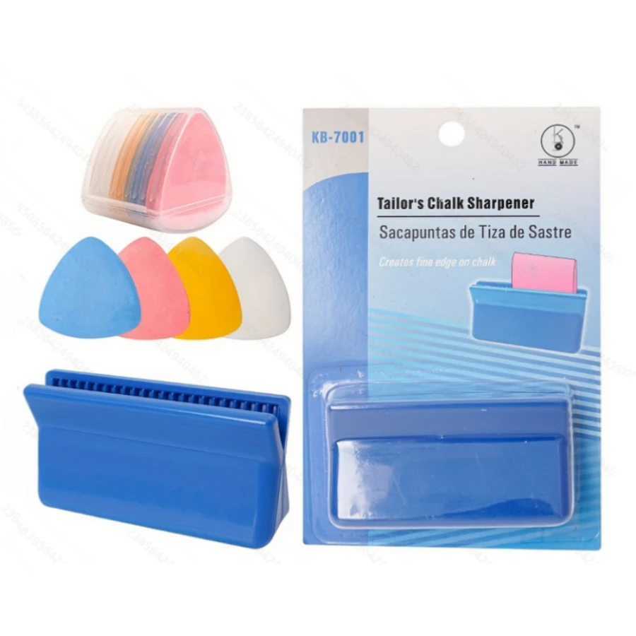 Tailor Chalk Marker - パウダークリップ、4色パウダー描画ツール、DIY縫製アクセサリー、衣類および生地切断パウダー描画補助ツール