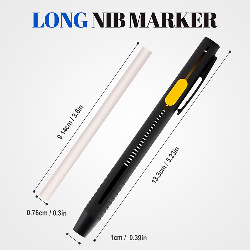 Tailor Chalk Marker - DIYクラフト縫製用チョーク、縫製用マーキングチョーク、ペン2本+プレミアムリフィル20本、チョークペンシル、パッチワーク用消える布マーカーペン