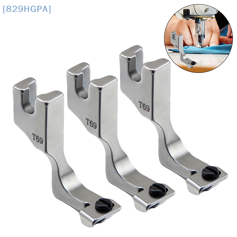 Sewing Machine Needle - Hgpa]-調節可能な見えないジッパー押え金、片側の足、工業用単針、ミシンアクセサリー、t69