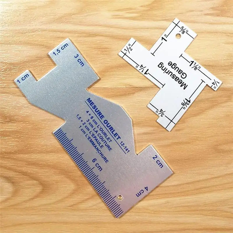 Tailor Chalk Marker - ファブリックマーカーテーラーチョークと金属の縫製測定ゲージキルティングパトルクラフトアクセサリー