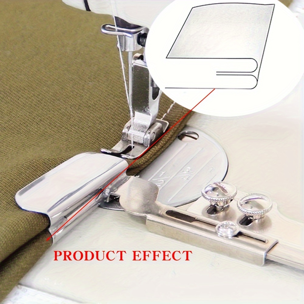 Sewing Machine Needle - 1PCミシン用シングルニードル押え金、ミシン用プルシリンダー、工業用カーテン縫製用シングルフォールドローラー