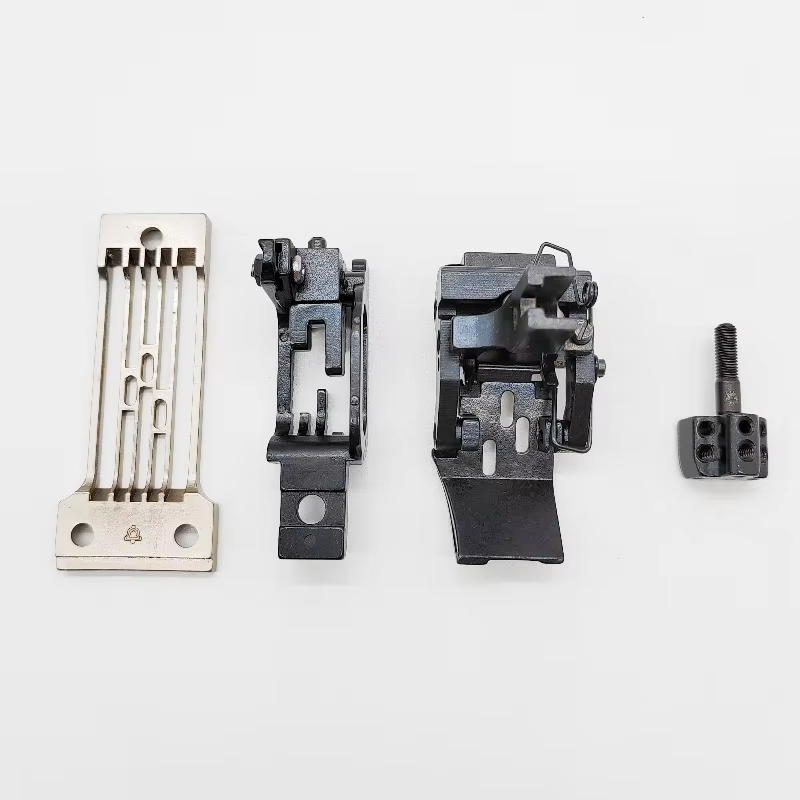 Rolled Hem Foot - B928 1/4インチ工業用ミシン針板送り歯押え板セット ブラザーDA-9280 3針ミシン部品用