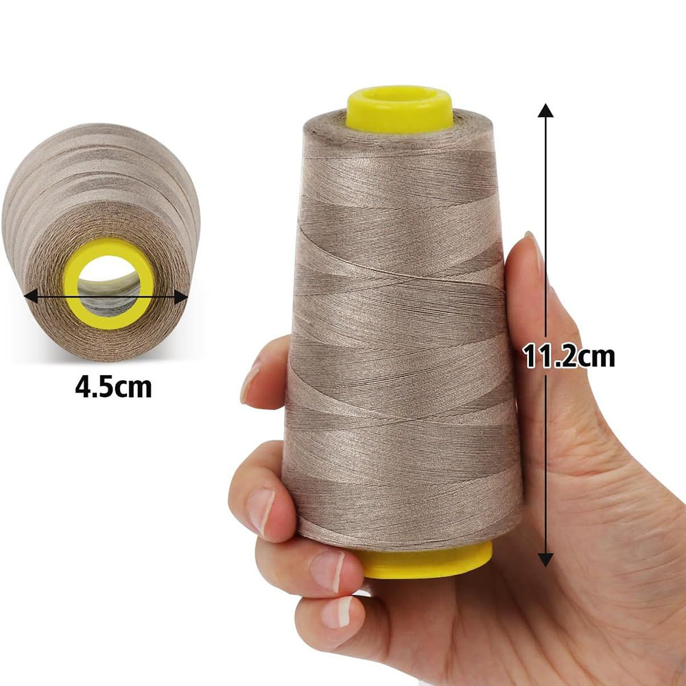 ミシン糸 100% ポリエステルスプール 2 色 3000  - Serger Thread Cone のレビューと価格