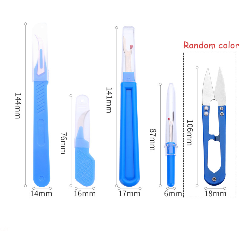 5個入り ブルー ソーイングリッパーキット 糸切り器 シーム - Sewing Repair のレビューと価格