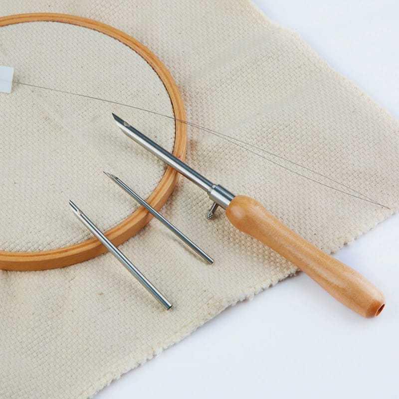 5個入り調整可能なパンチニードルセット DIY刺繍クラフト初 - Sewing Thread In Textile のレビューと価格