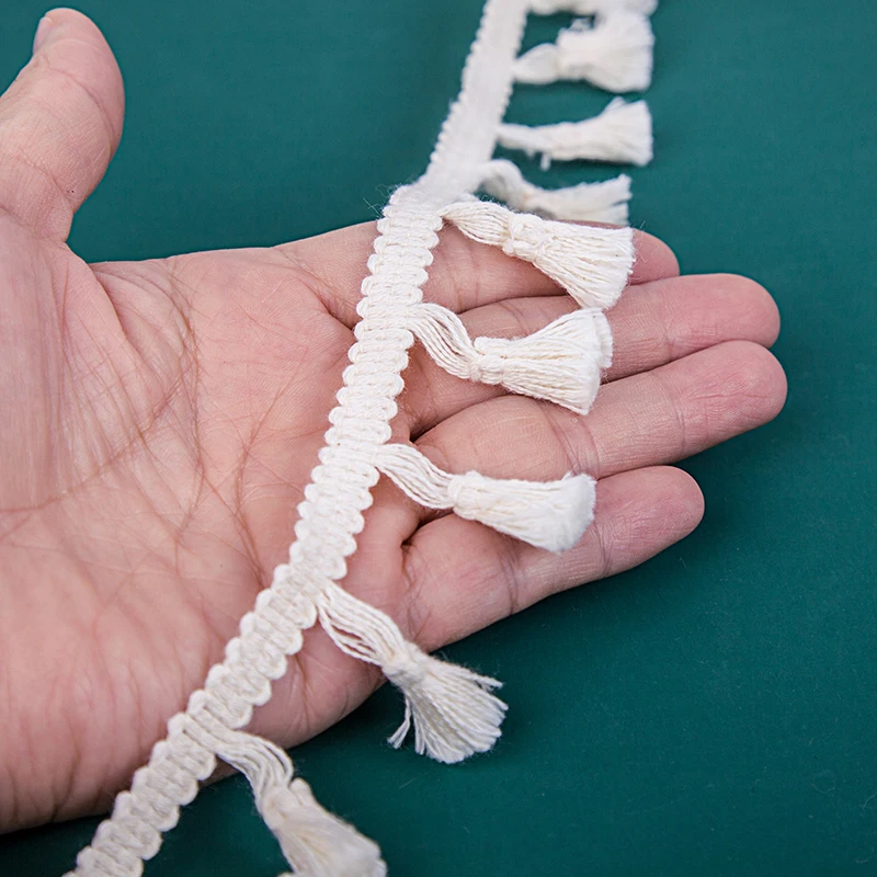 10 メートル綿糸フリンジレーストリミングタッセル縫製ソファ - Sewing Thread In Textile のレビューと価格