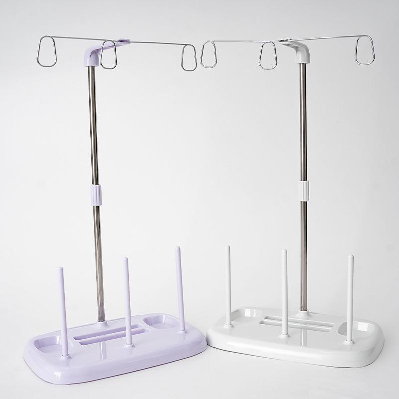 »頑丈なプラスチック製のコーン型糸スタンド、縫製用オーバーロ - Serger Thread Cone のレビューと価格