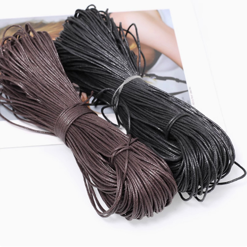 約45mワックス糸コットンコード、ワックスコットン編みロープ - Sewing Thread In Textile のレビューと価格
