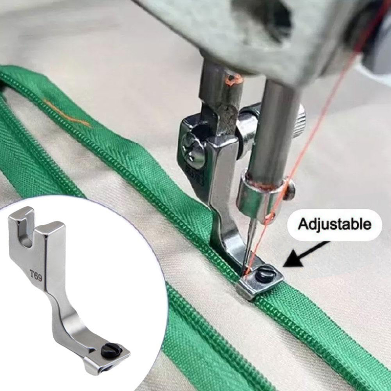 Hgpa]-調節可能な見えないジッパー押え金、片側の足、工業 - Sewing Machine Needle のレビューと価格
