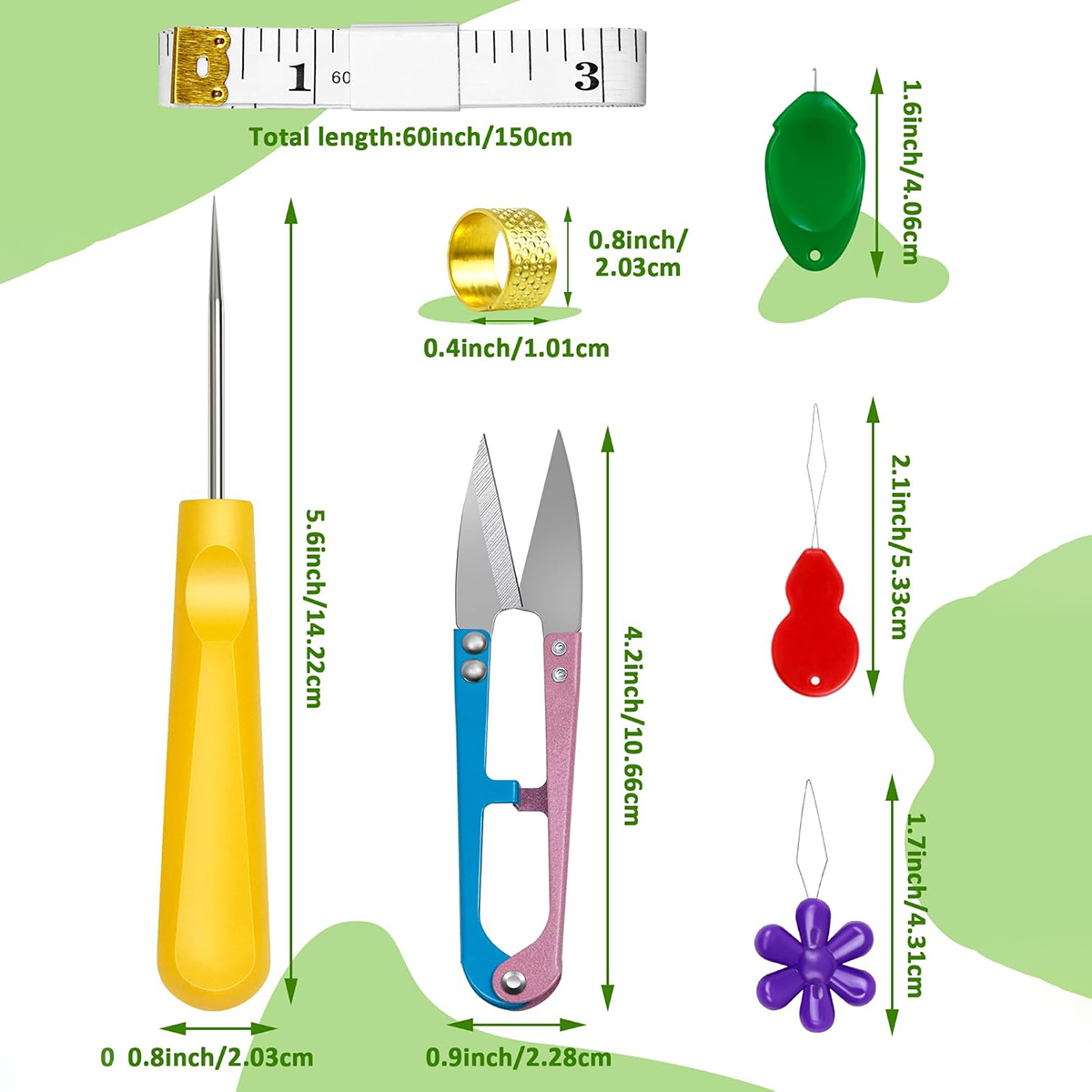 プロフェッショナルシームリッパーキット 糸切り針糸通し器付き - Seam Ripper Tool のレビューと価格