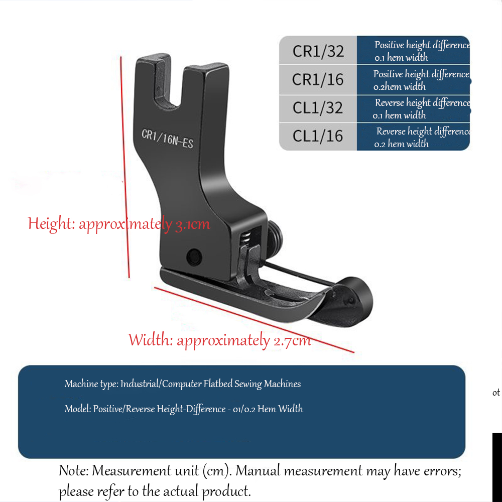 ブラックチタン鋼製ハイロープレスフット（スプリング付き）、工 - Rolled Hem Foot のレビューと価格