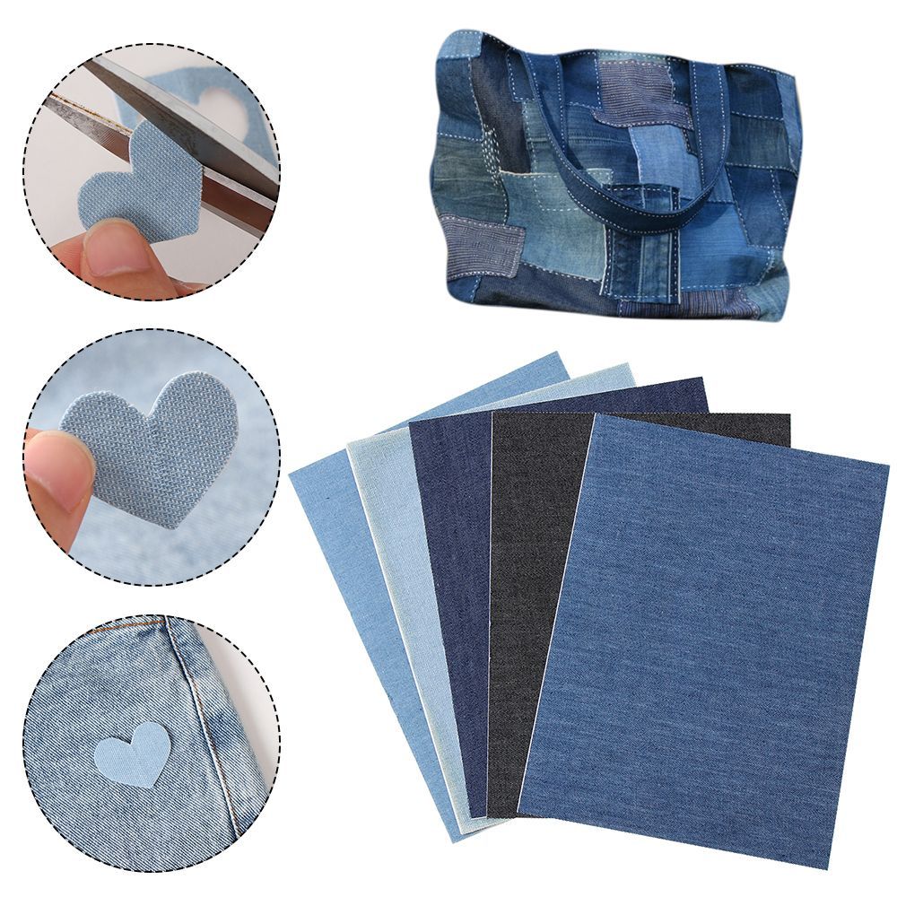 JEAN-デニムパッチパーパッチ,ジーンズ,衣服のステッカー - Sewing Repair のレビューと価格