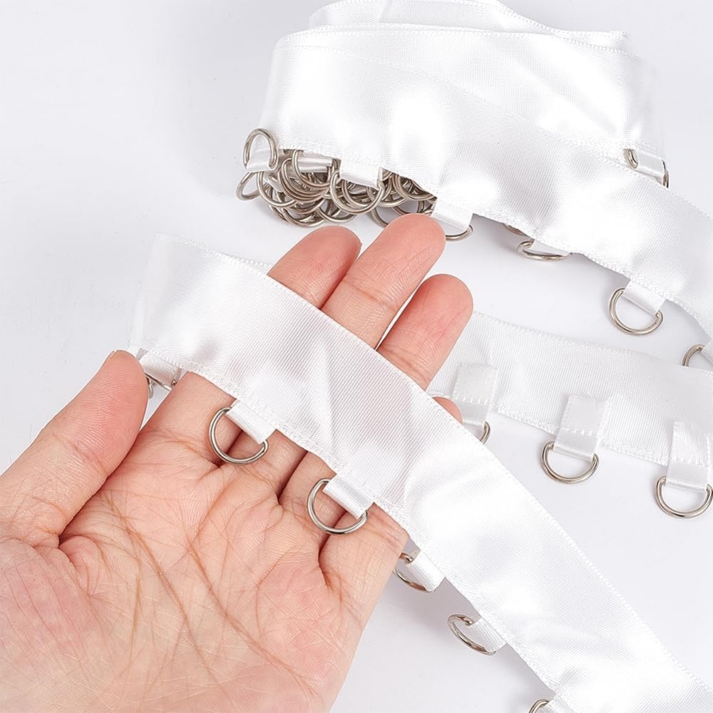 Dリング付きの白いグロメットトリム,衣服コルセットを縫うため - Sewing Garments のレビューと価格