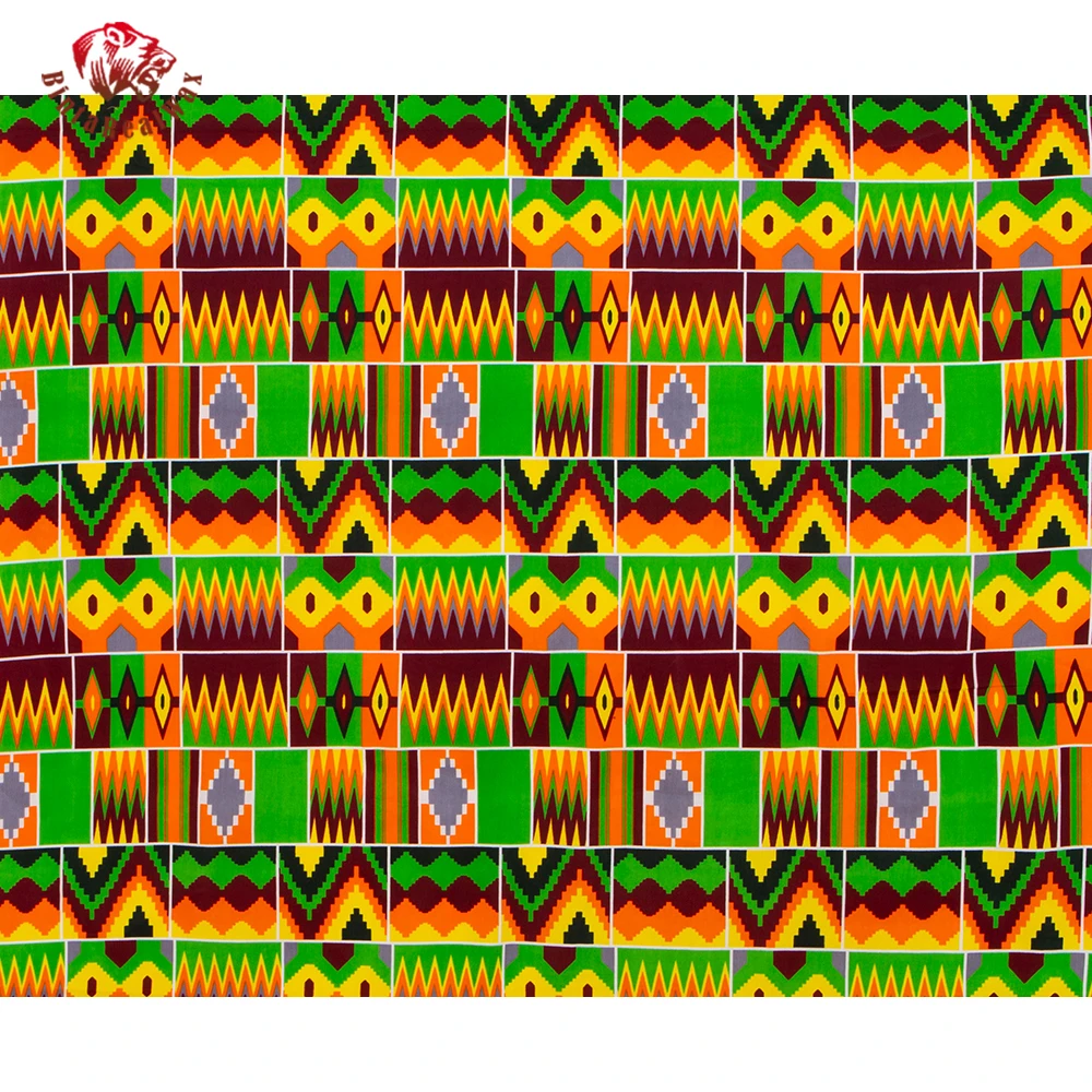 アフリカ綿生地ライトカラー女性用パーティードレス縫製材料リア - Sewing Batik Fabric のレビューと価格
