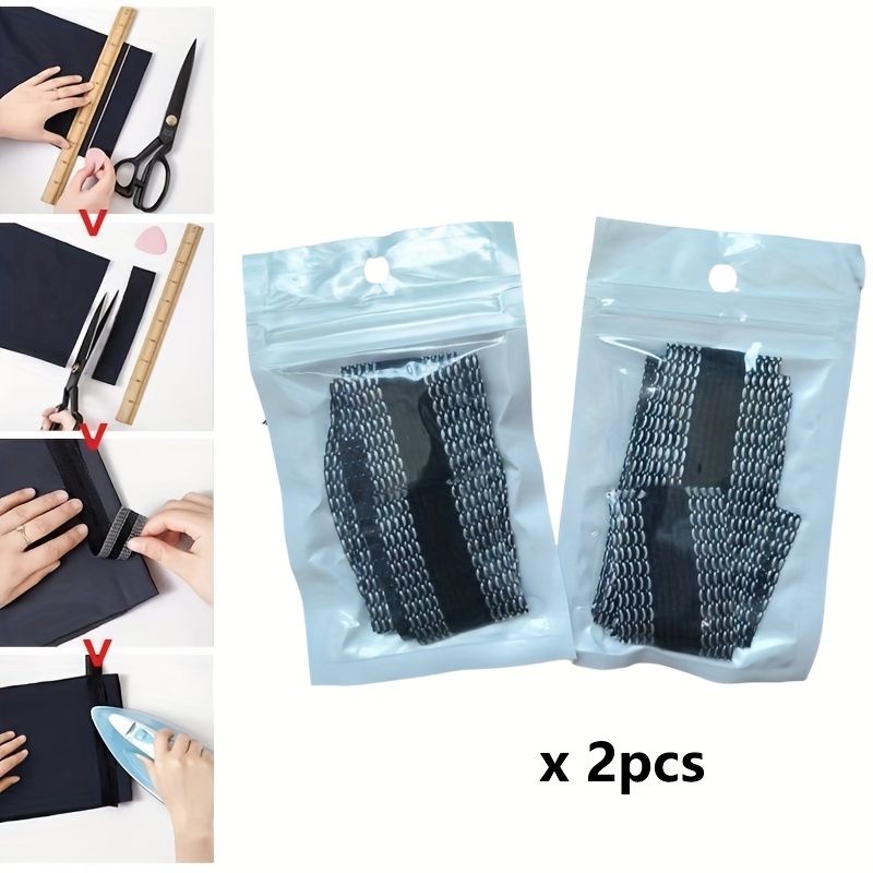 2個/パック 1m 粘着式パンツ裾テープ ズボンの裾用アイロ - Sewing Repair のレビューと価格