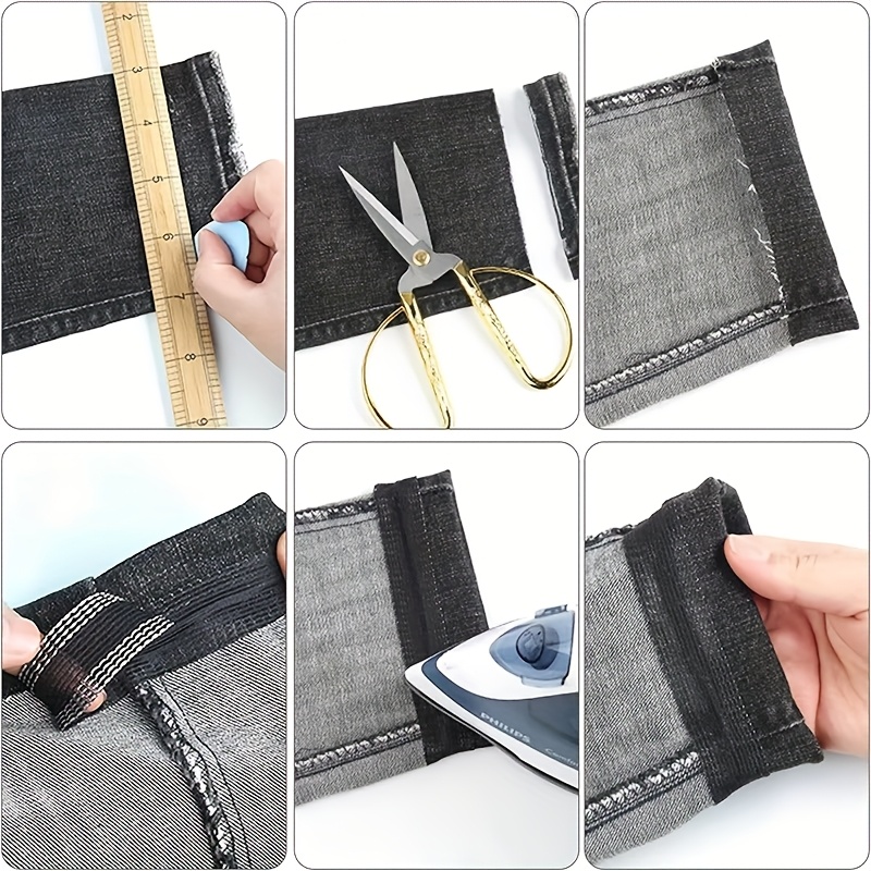 2個/パック 1m 粘着式パンツ裾テープ ズボンの裾用アイロ - Sewing Repair のレビューと価格