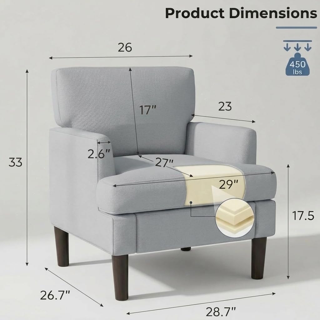 # アクセントチェアセット ミッドセンチュリーの快適な布張り - Century Textile & Sewing Supply By Owner のレビューと価格