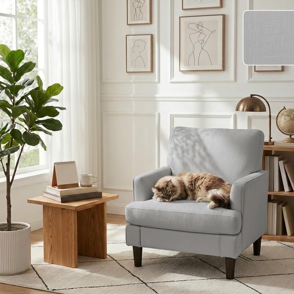 # アクセントチェアセット ミッドセンチュリーの快適な布張り - Century Textile & Sewing Supply By Owner のレビューと価格