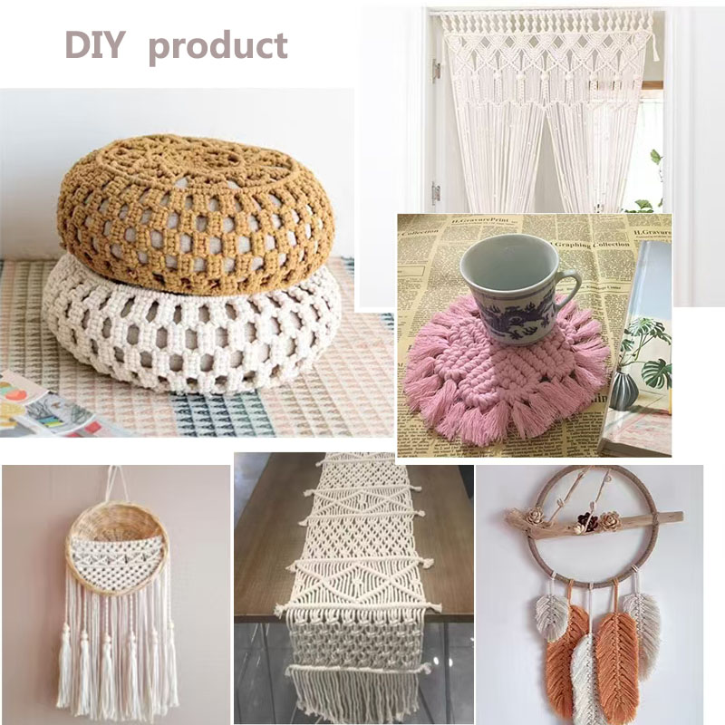 3 ミリメートル 100 メートルマクラメコードロープ綿麻ひ - Sewing Thread In Textile のレビューと価格