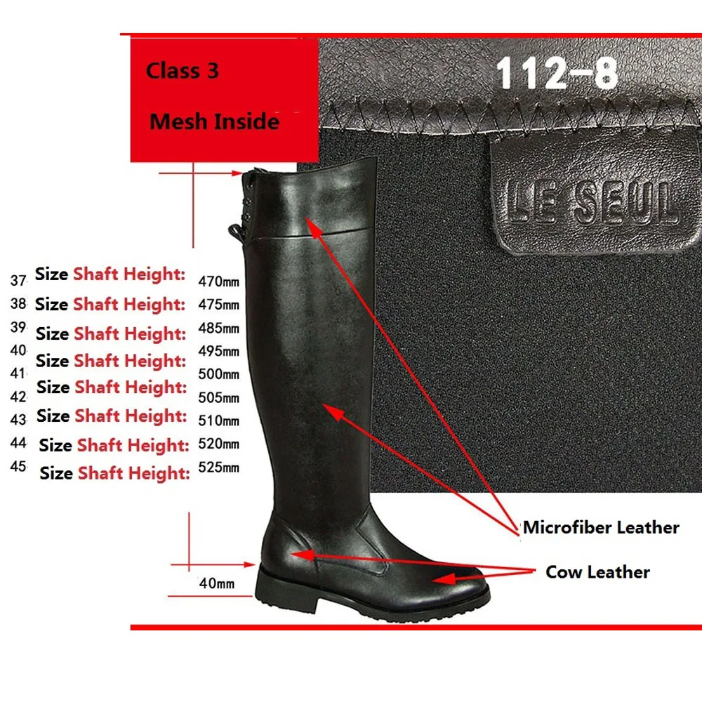 メンズ本革製騎馬ブーツ、ロングニーハイ、ジッパー付き、ガーゼ - Sewing Zipper のレビューと価格
