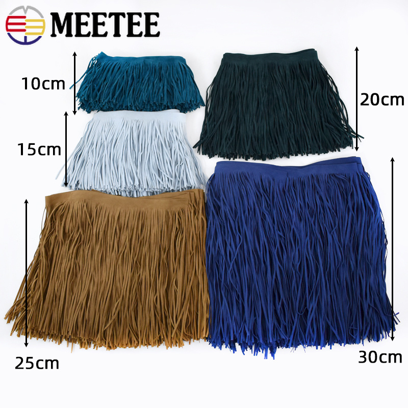 2/4メートル 3mmx15cm タッセルフリンジトリム コ - Sewing Thread In Textile のレビューと価格