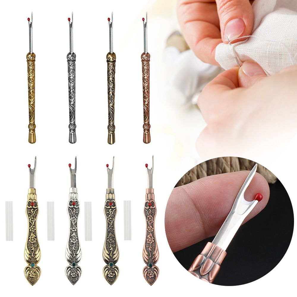 手縫い用のヴィンテージステンレス鋼ハンドル付きミシン糸,ステ - Seam Ripper Tool のレビューと価格